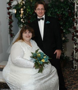 Pauline and Alex Potter on their wedding day